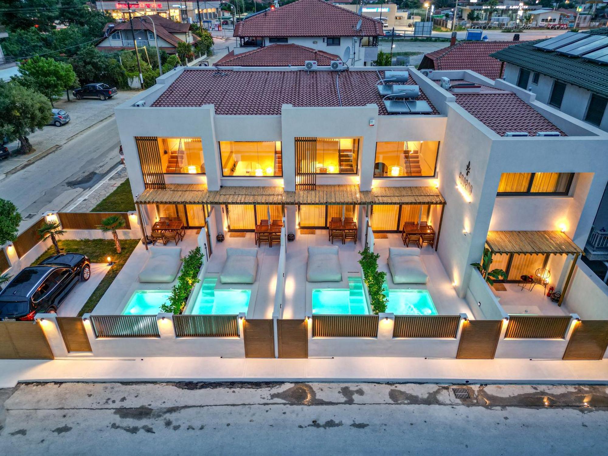 Adorno Private Suites Only Adults & Kids 12 Plus Vrasná エクステリア 写真